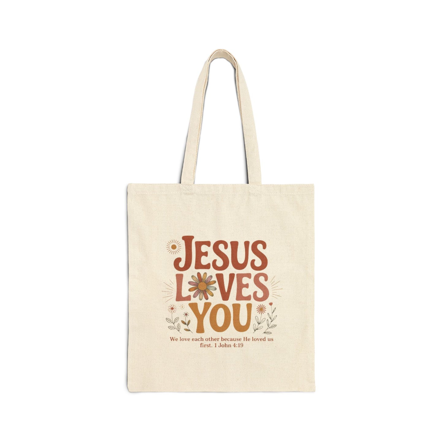 Jesus Loves You Tote Bag