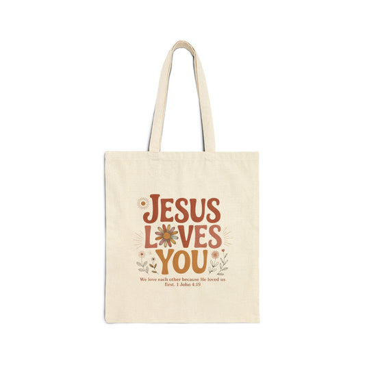 Jesus Loves You Tote Bag