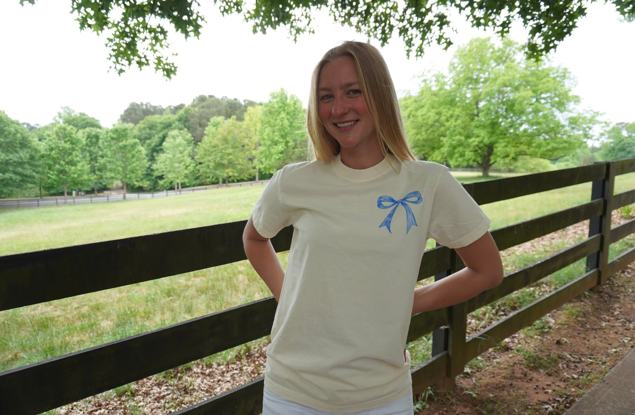 Ivory Short Sleeve Deep Waters T-Shirt