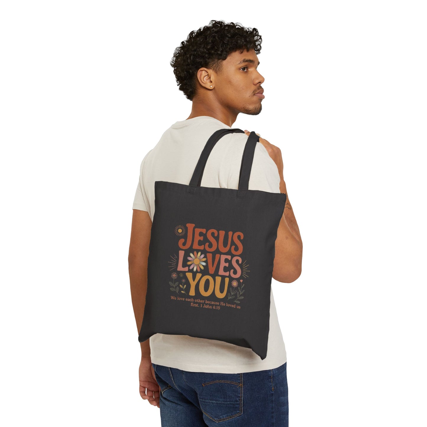 Jesus Loves You Tote Bag