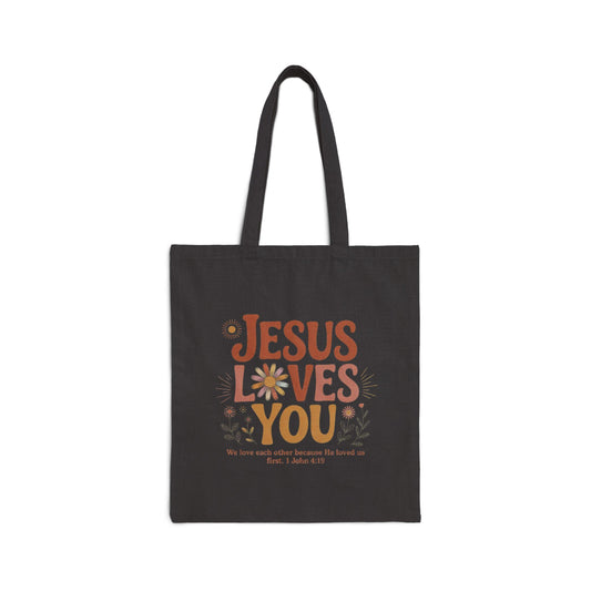 Jesus Loves You Tote Bag